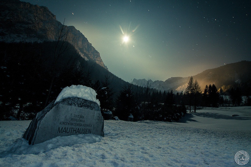 Mauthausen at night by Luka Rener