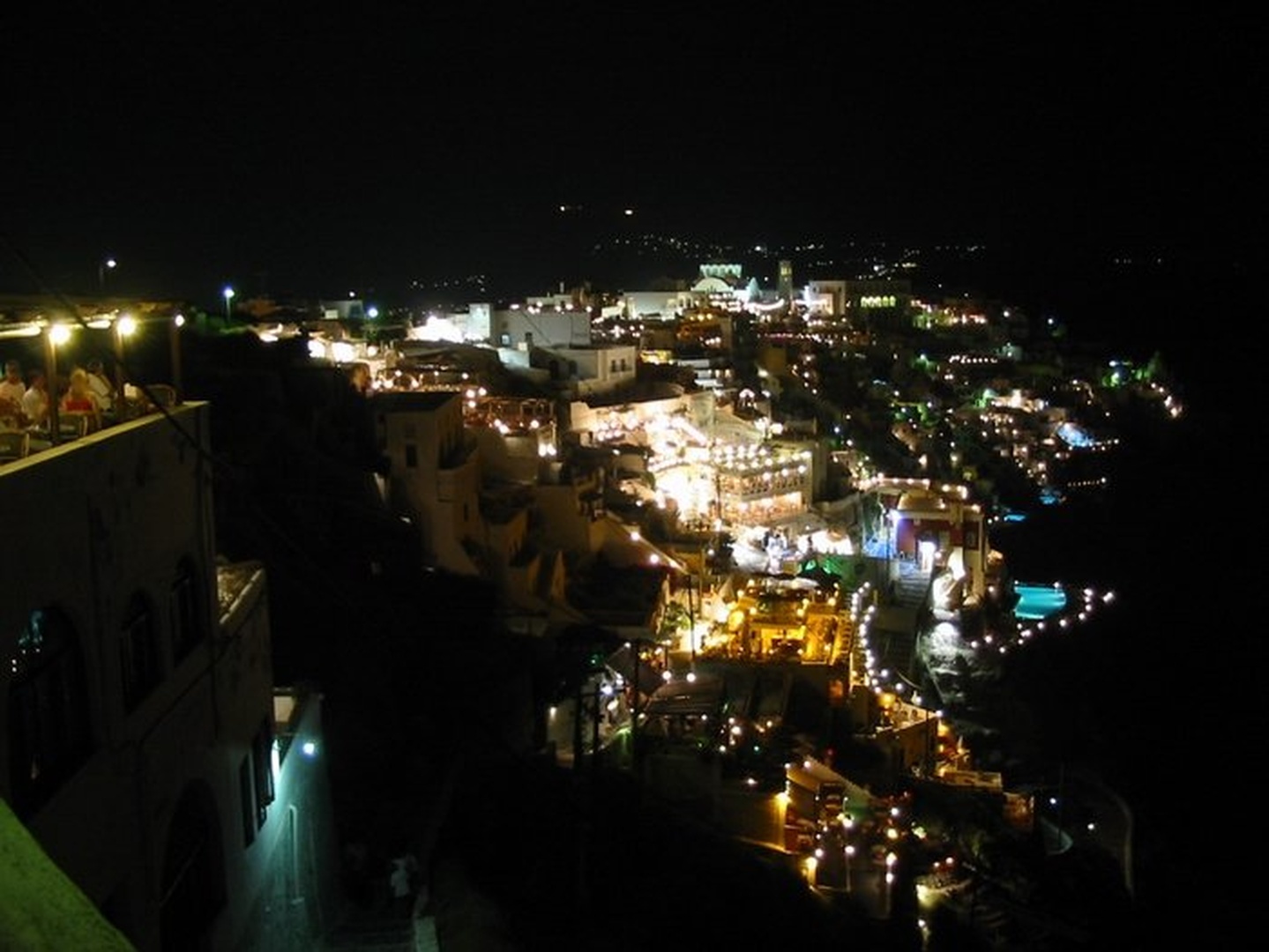 Fira by night by