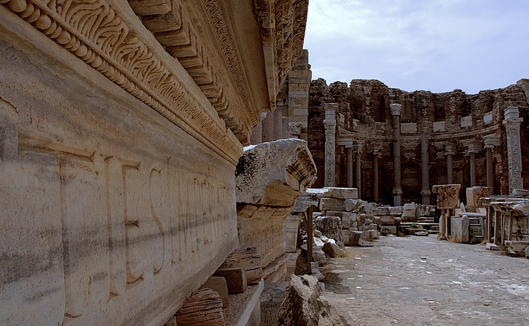 Leptis Magna I by Duško Dokošič