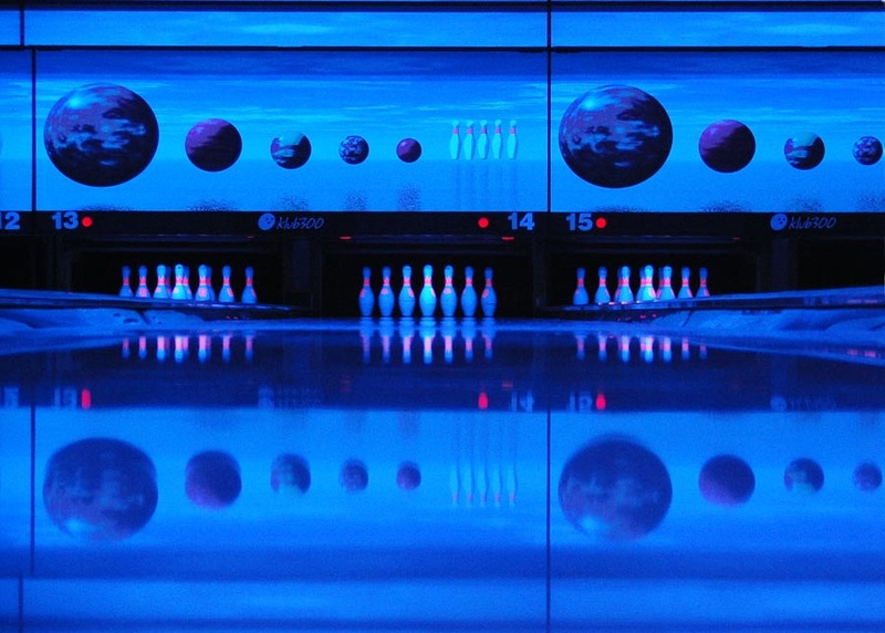 Cosmic bowling by Matjaž B.