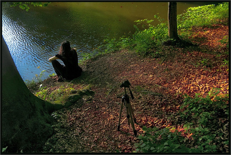 tranquillity with a tripod by Dejan B