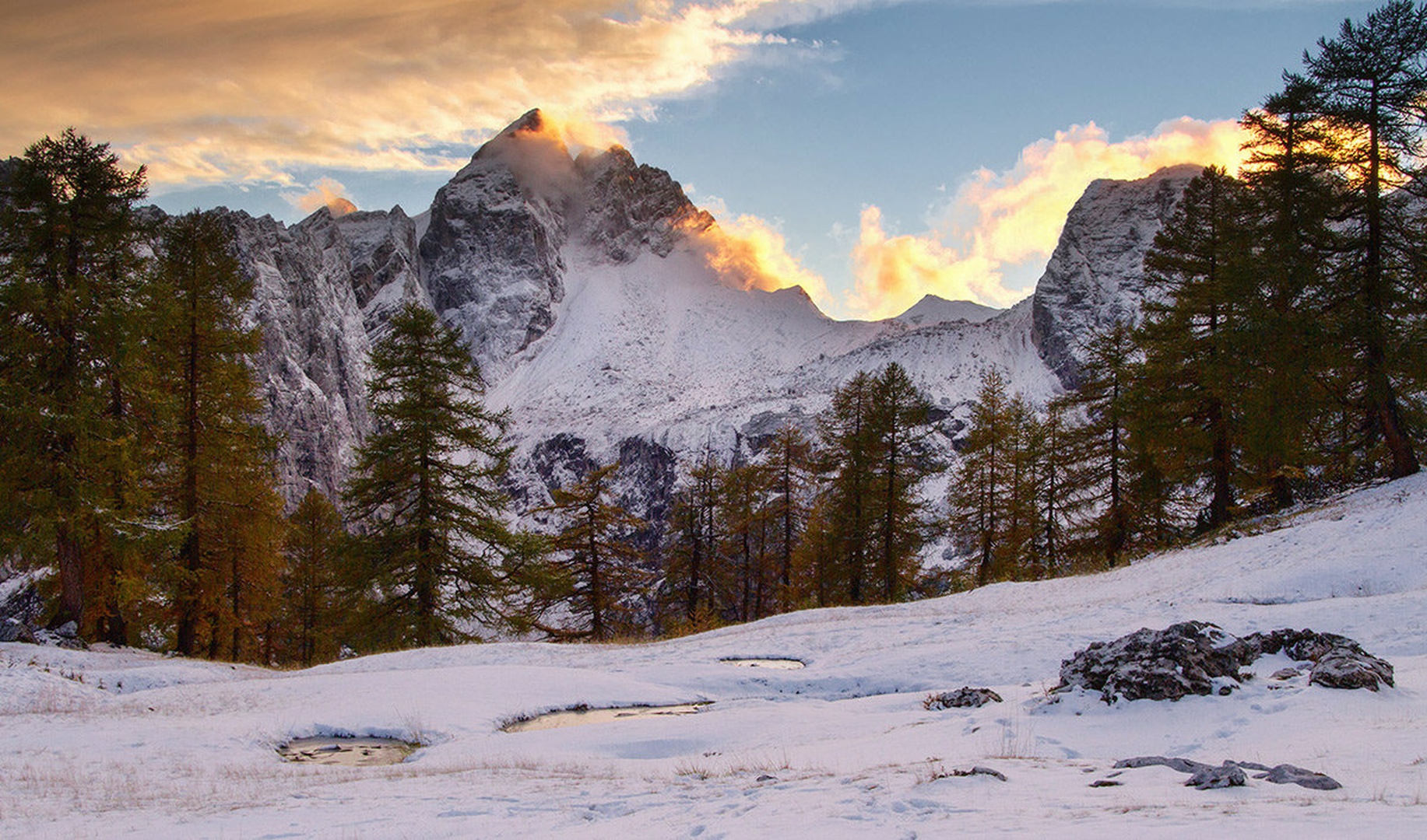 ožarjeni Jalovec by stefan