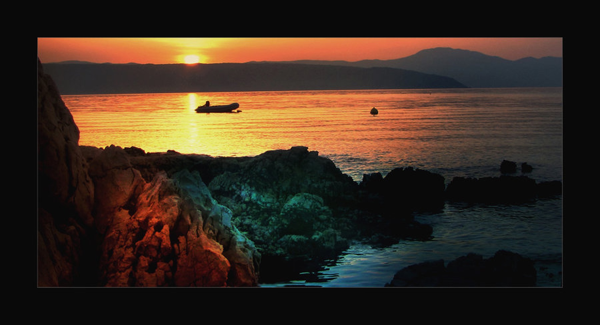 sunset by