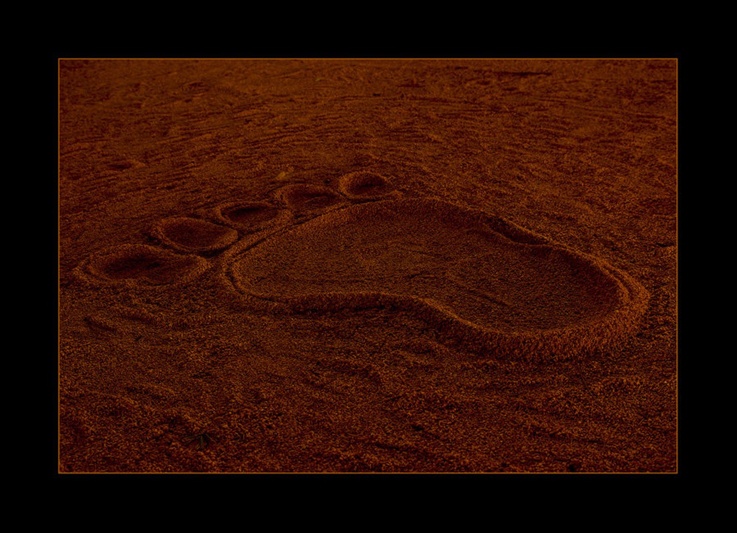 Big foot was here by Metod