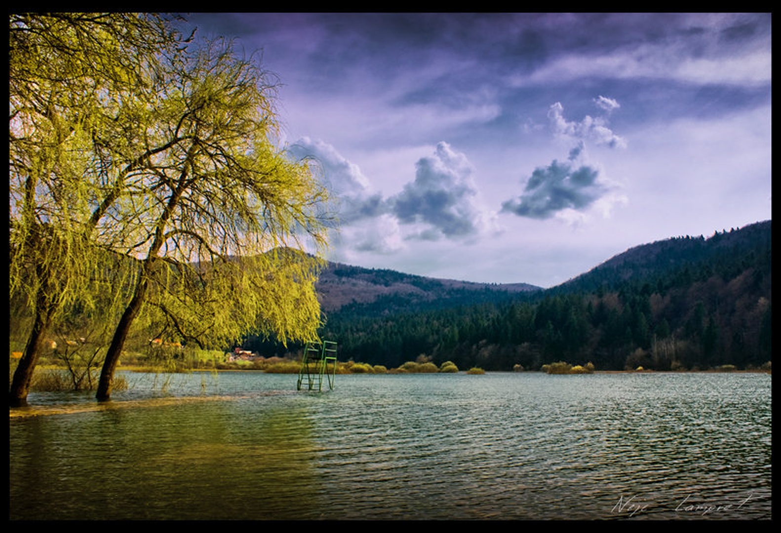 Poplavljeno Podpeško jezero by Nejc Lampret