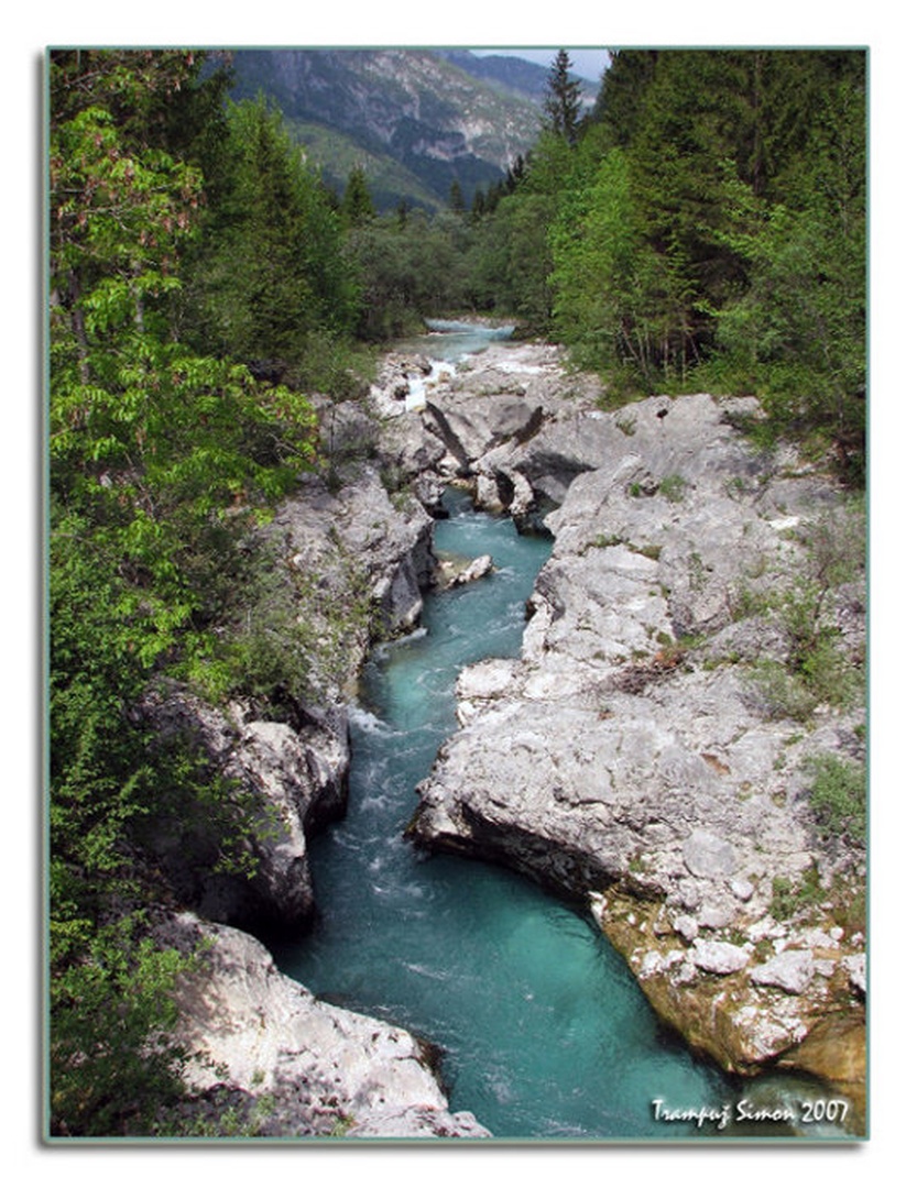 Korita Soče by Simon Trampuž