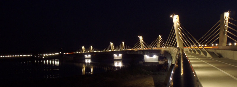 Puhov most zvečer by Tadej