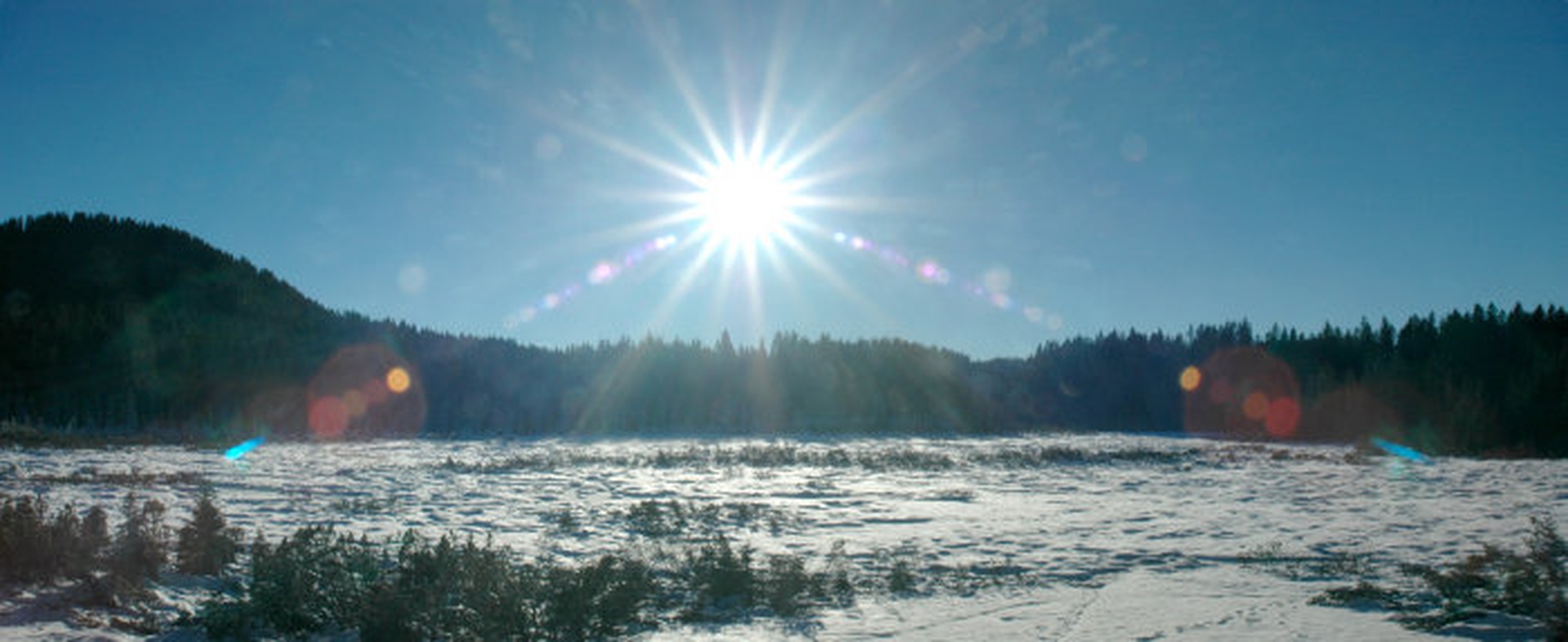 Test direct sun shot by