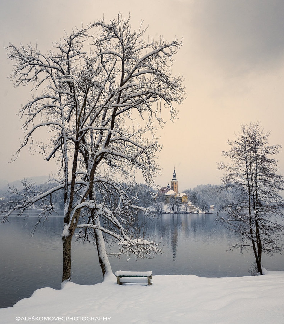 Bled winter fairy by Aleš Komovec