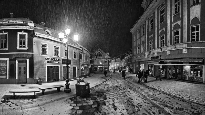 Kranj by night by Aleš Komovec