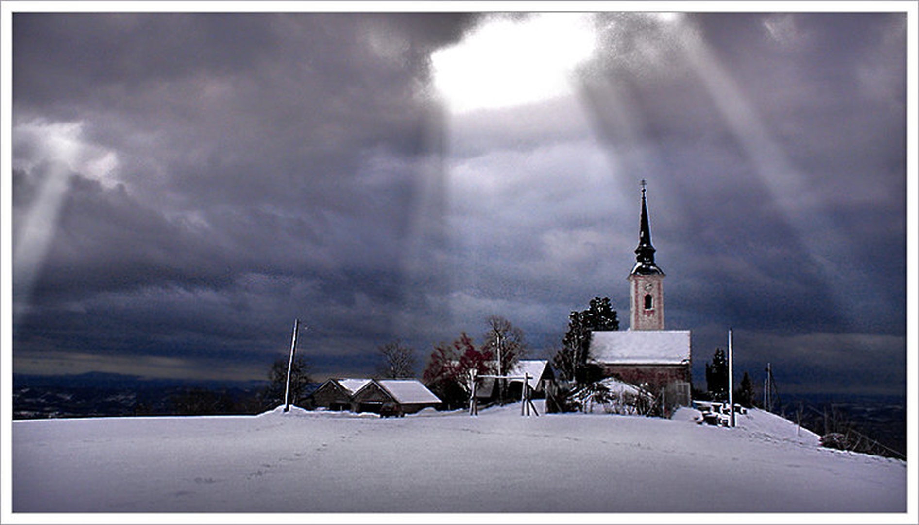 blinding light, the eye of god riping through the sky.. by J