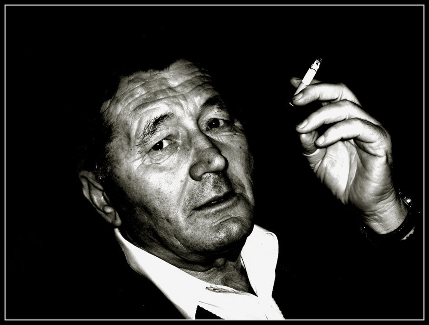 Portret starega očeta by