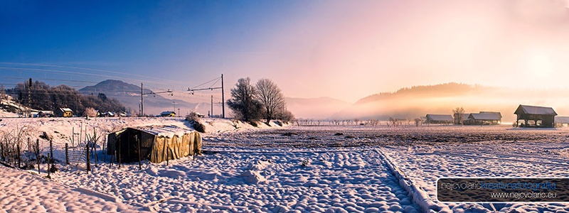 Zimsko jutro by Nejc Volarič