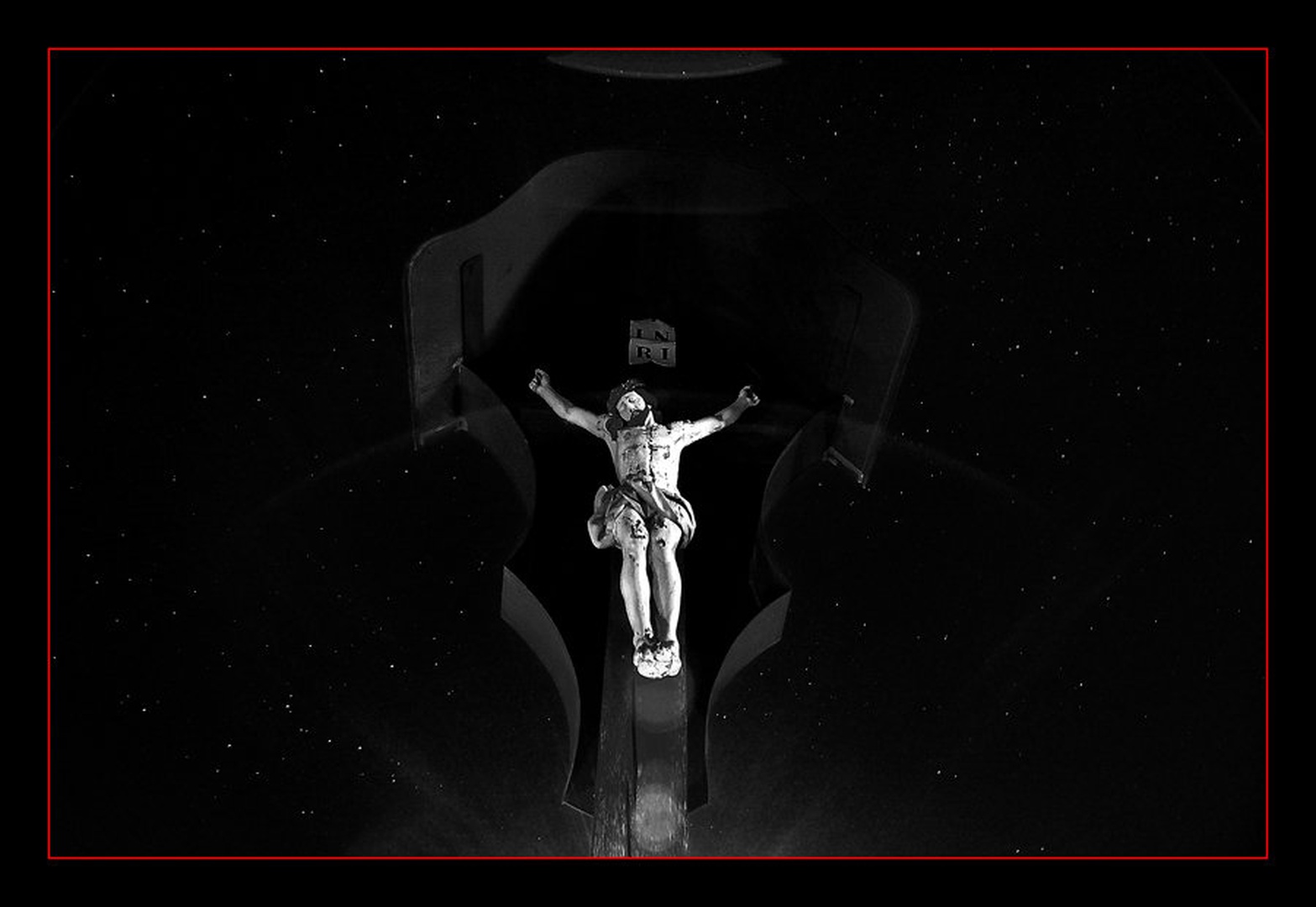 crucifixion by Nejc Volarič