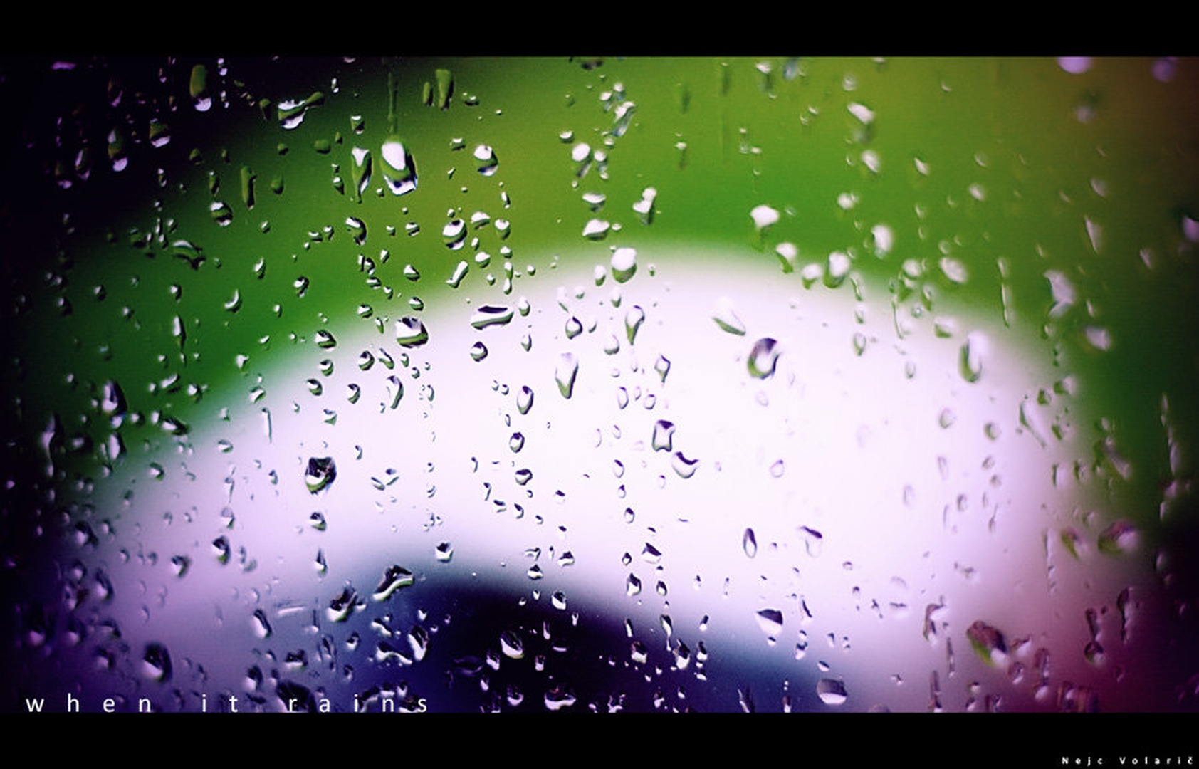 when it rains by Nejc Volarič