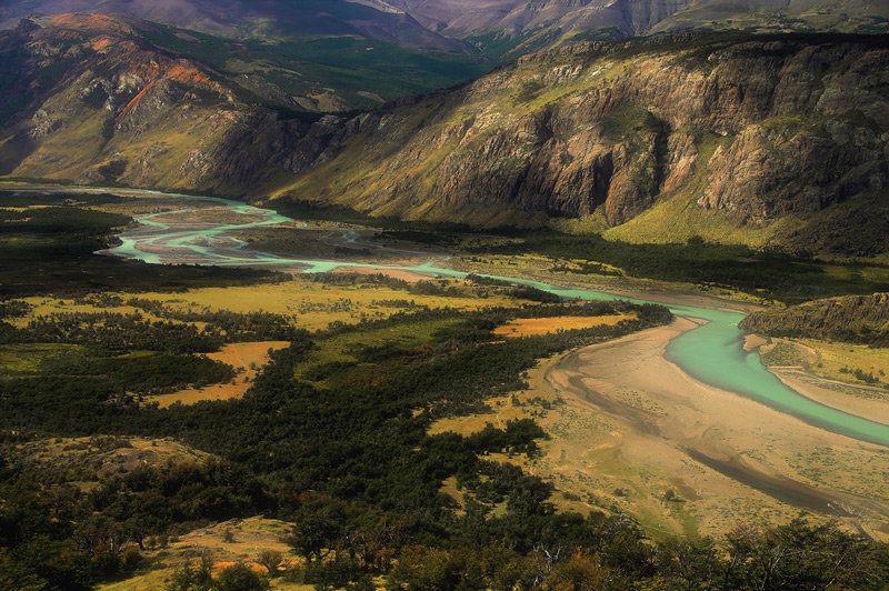Valle del Río de las Vueltas by TD
