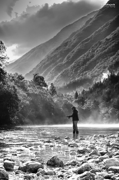 A river runs through it by Lucky Luke