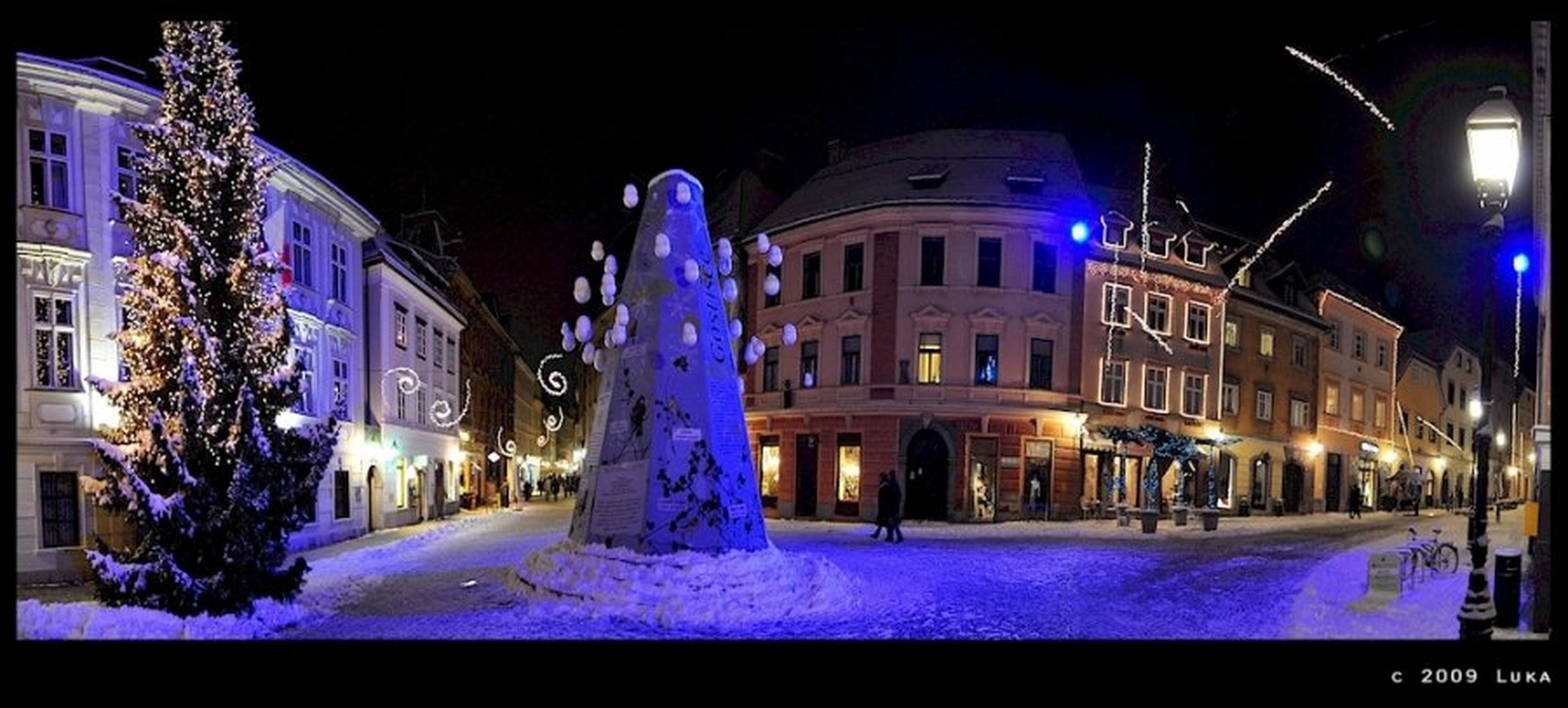 Ljubljana in white... by Lucky Luke