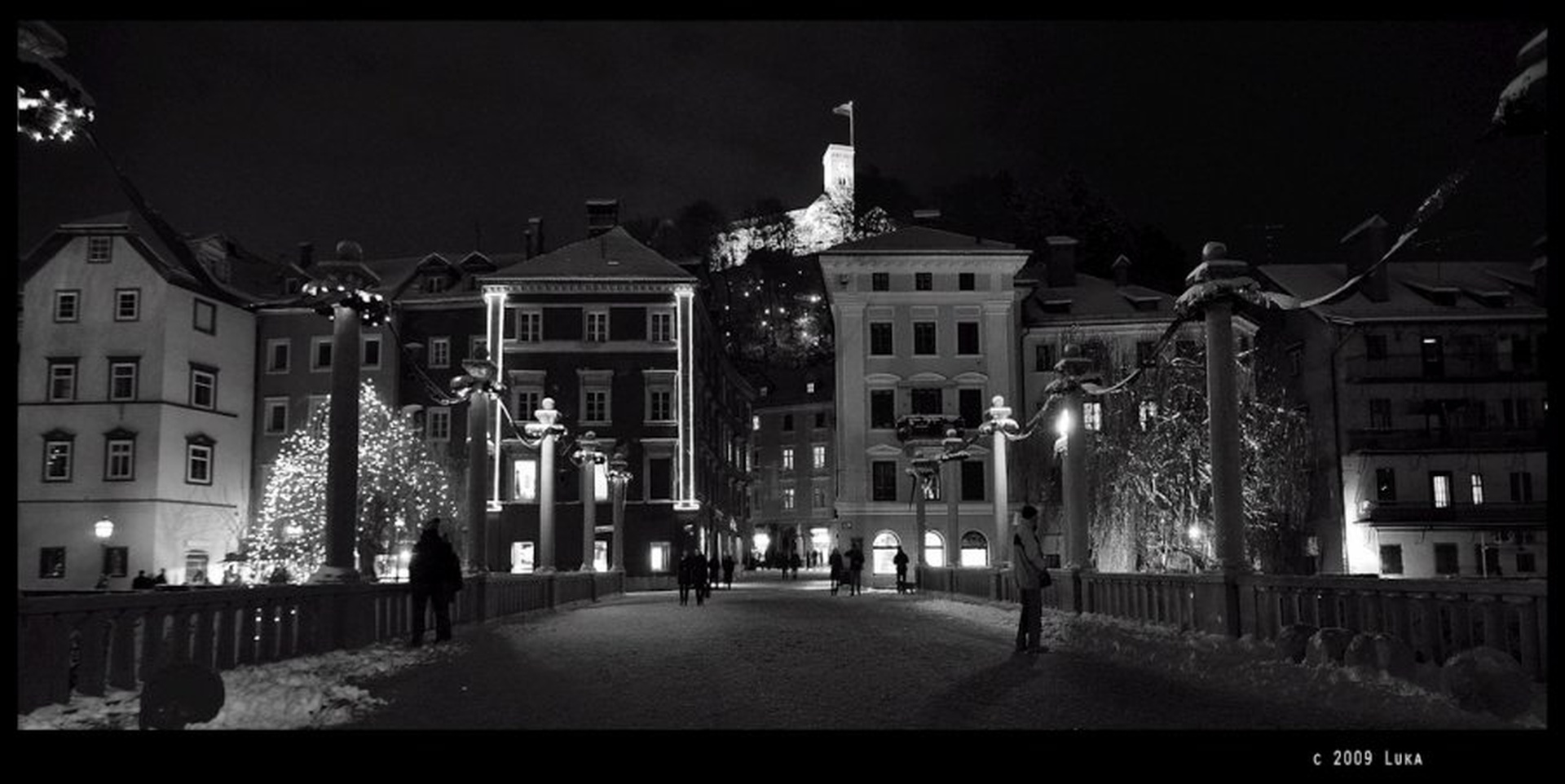 Veduta večerne Ljubljane by Lucky Luke