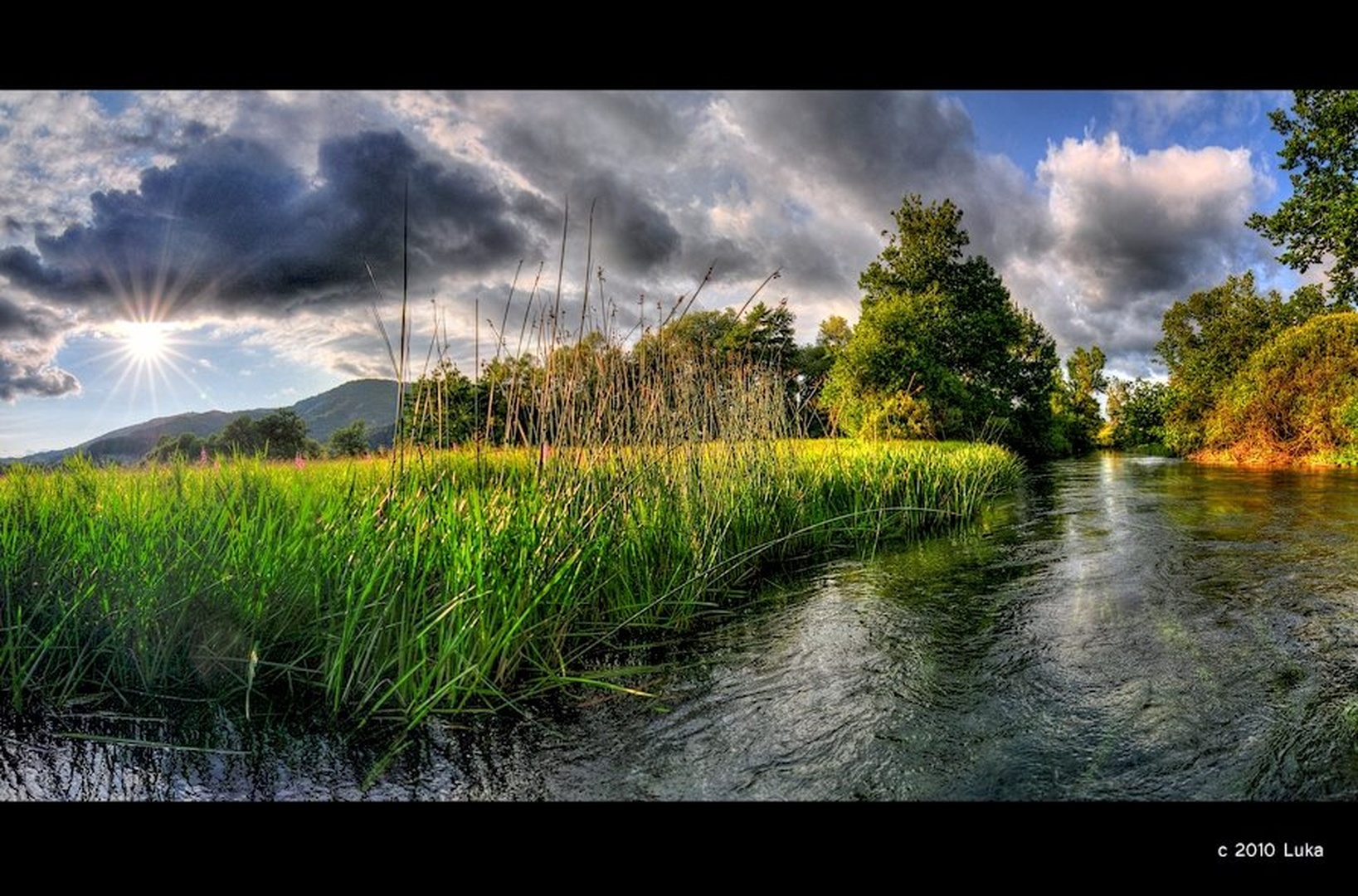 Late afternoon on the chalk stream by Lucky Luke