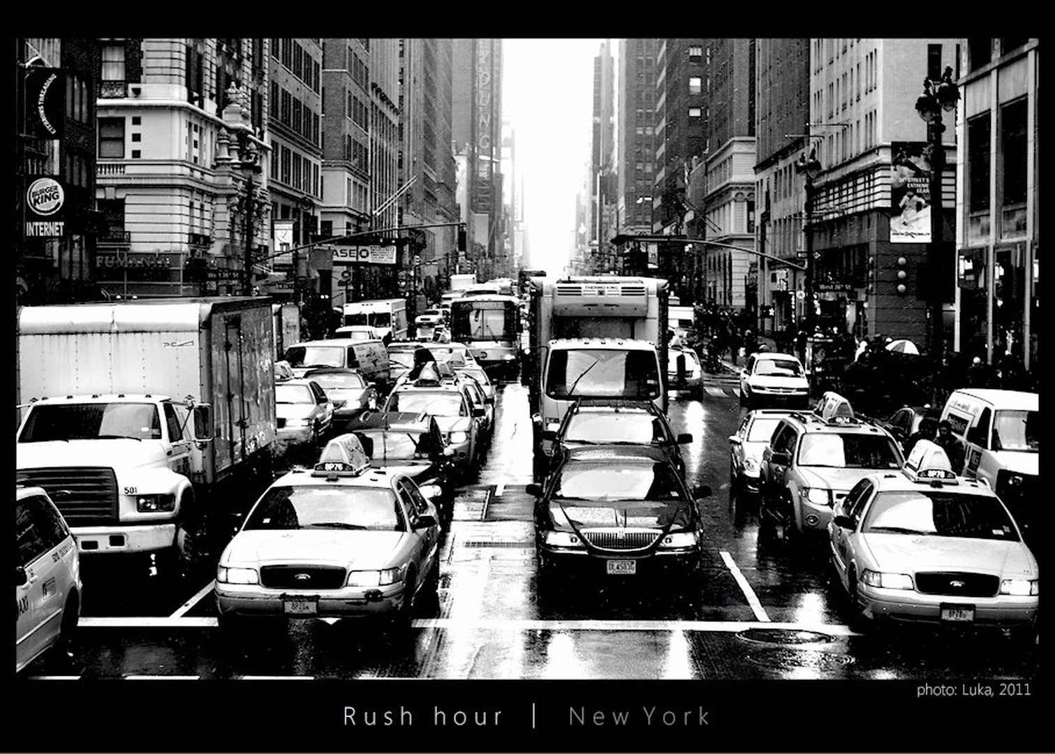 Rush hour | New York City by Lucky Luke