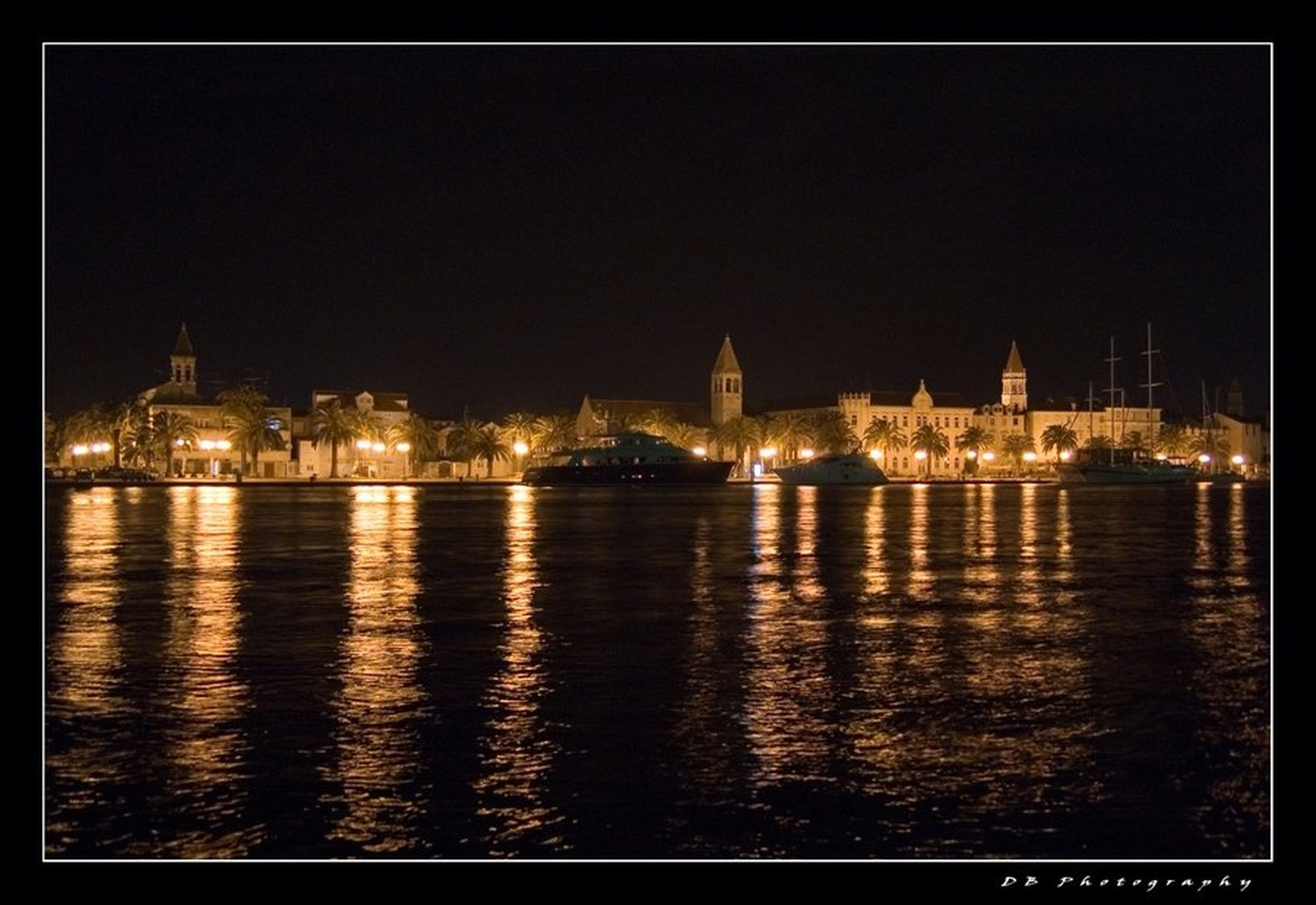 Trogir by night by Dejan Bogdanov
