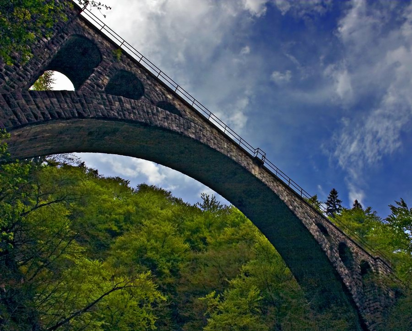 Blue & Green & a Bridge Between by Marko Potočnik