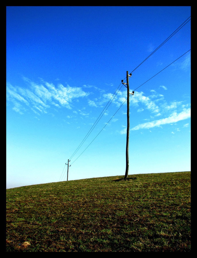 electric sky by Matej Molek