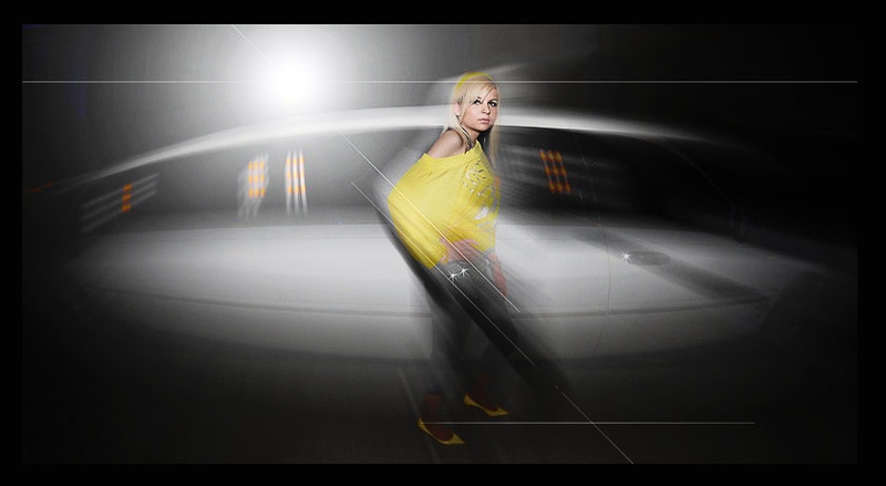 girl in yellow by M. M.