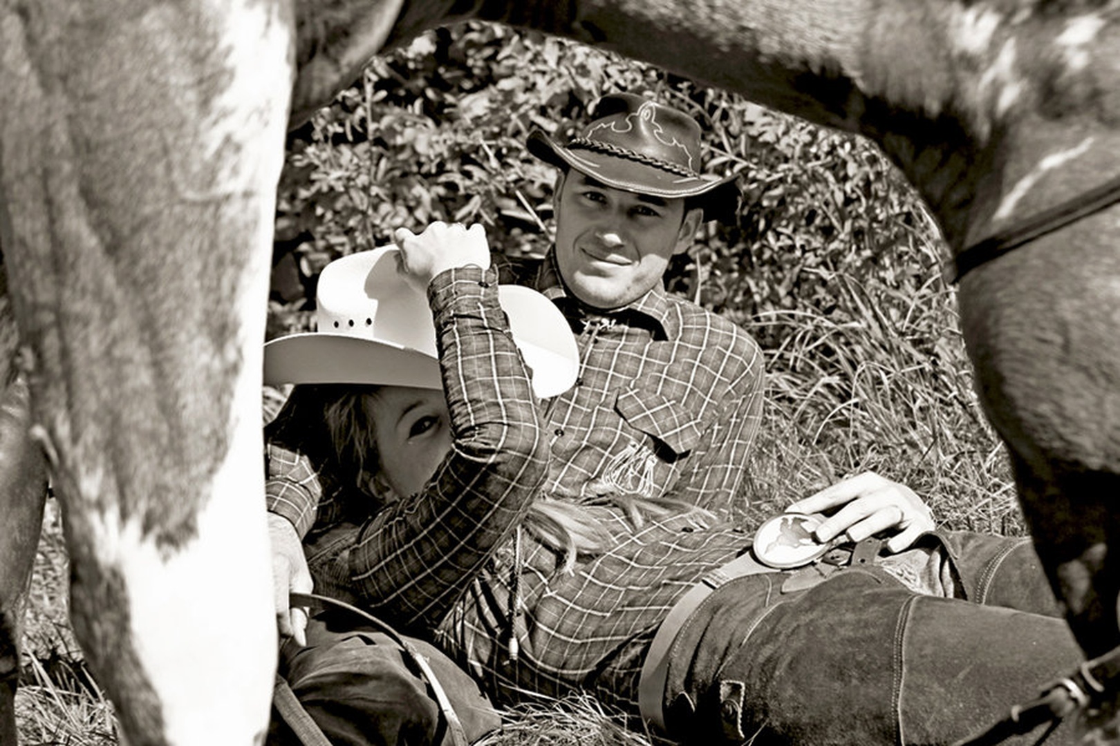 Cowboy and girl... by mateja vesel