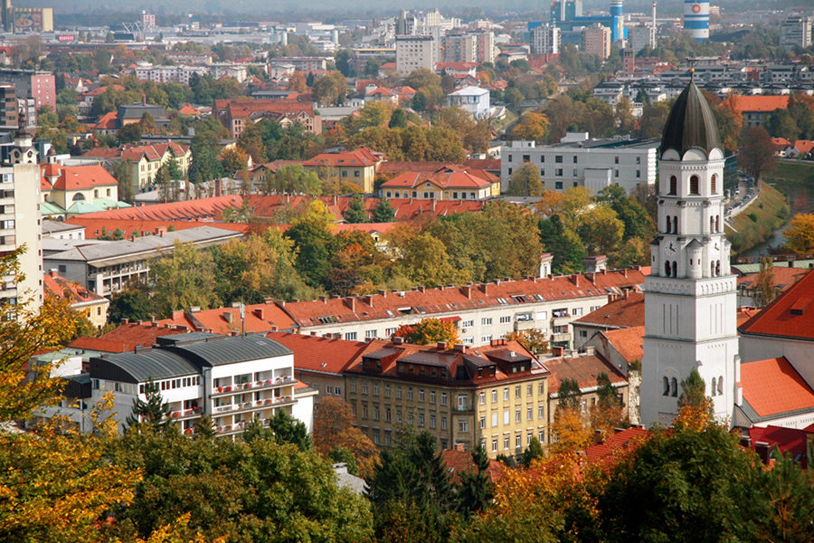 Ljubljana iz grada by mateja vesel