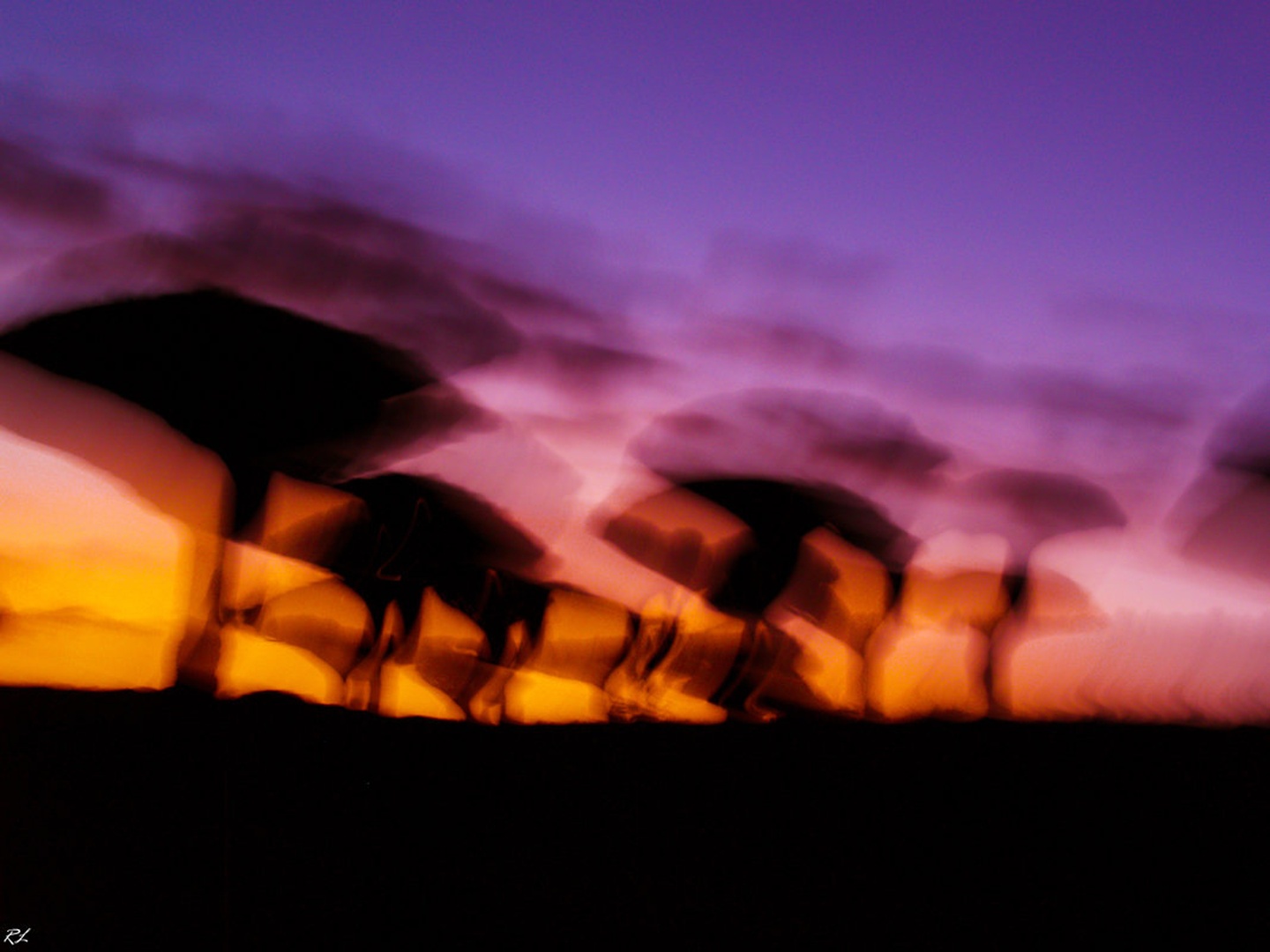 Evening silhouettes by Los