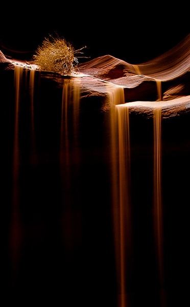 Golden cascade by Los