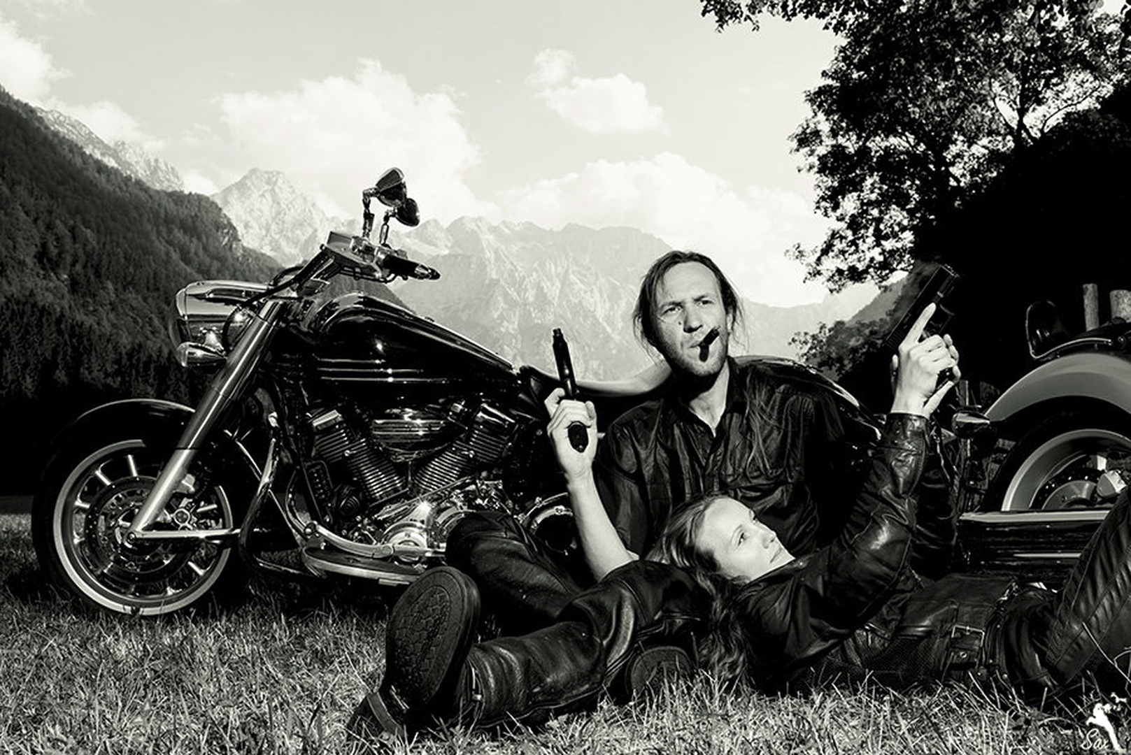 Bonnie and Clyde by saxy