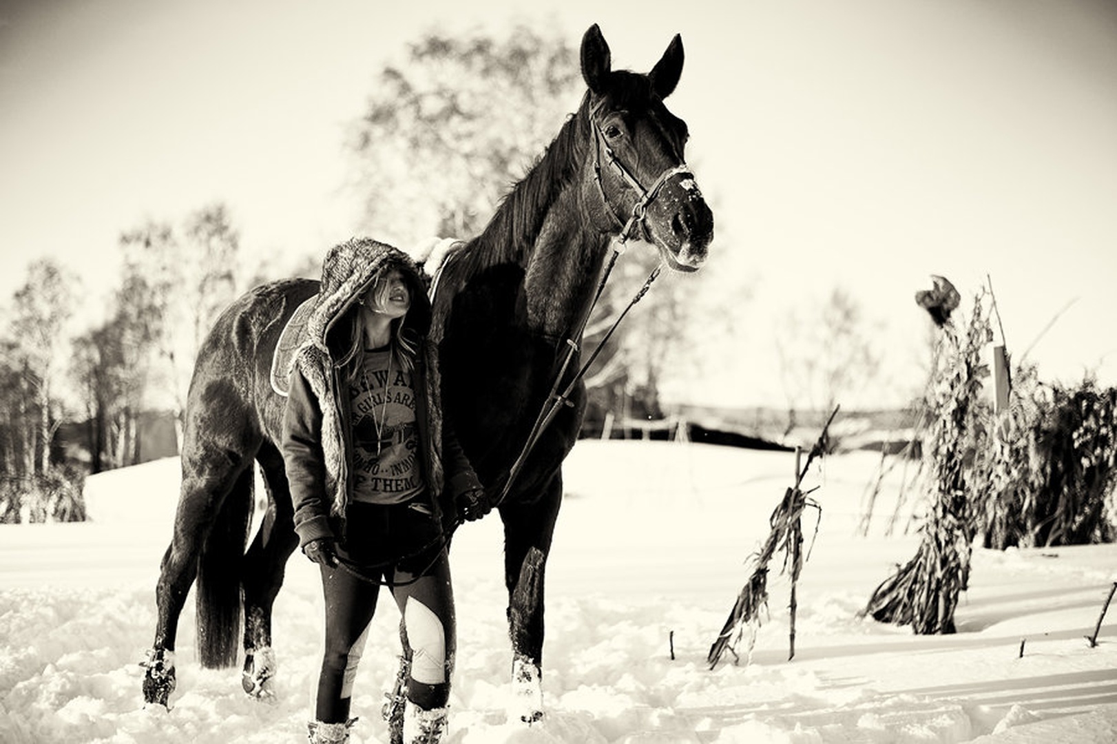 Zimska by saxy