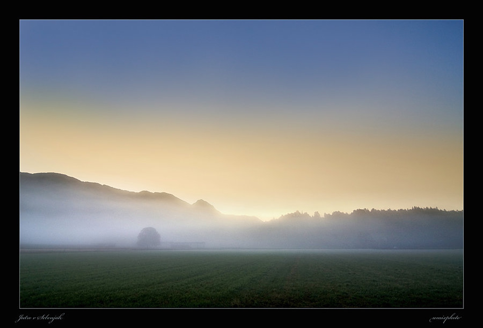 Jutro v Sebenjah po dežju by umix
