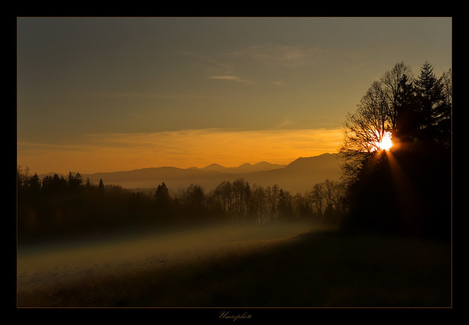 Jesenski sončni zahod by umix