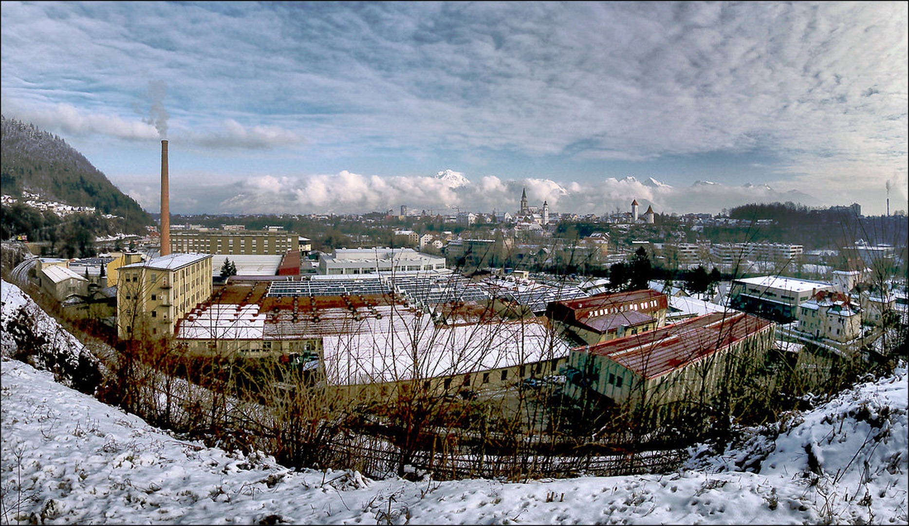 Zimska panorama Kranja by umix