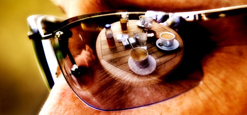 Reflection of a coffee table by Aleš Sušnik