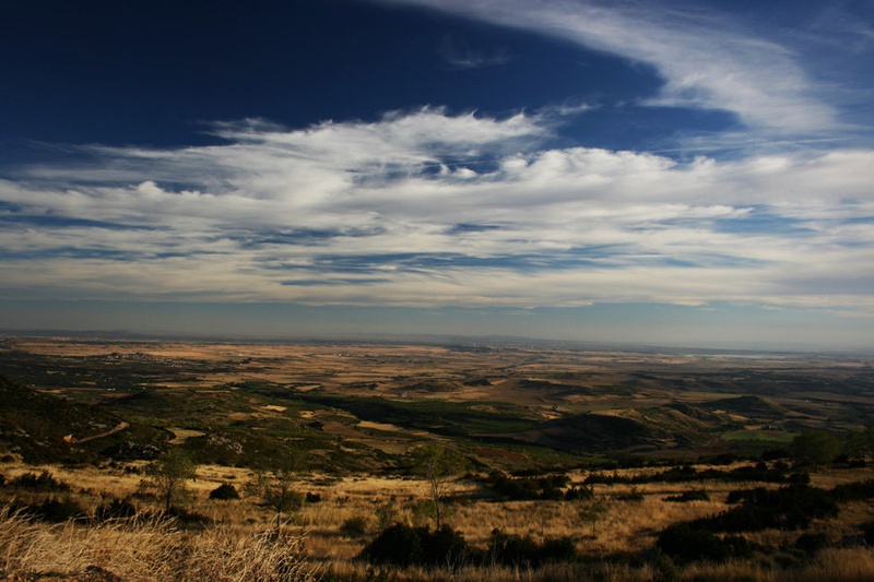 Razgled nad vzhodno Španijo pred sončnim zahodom by Marko