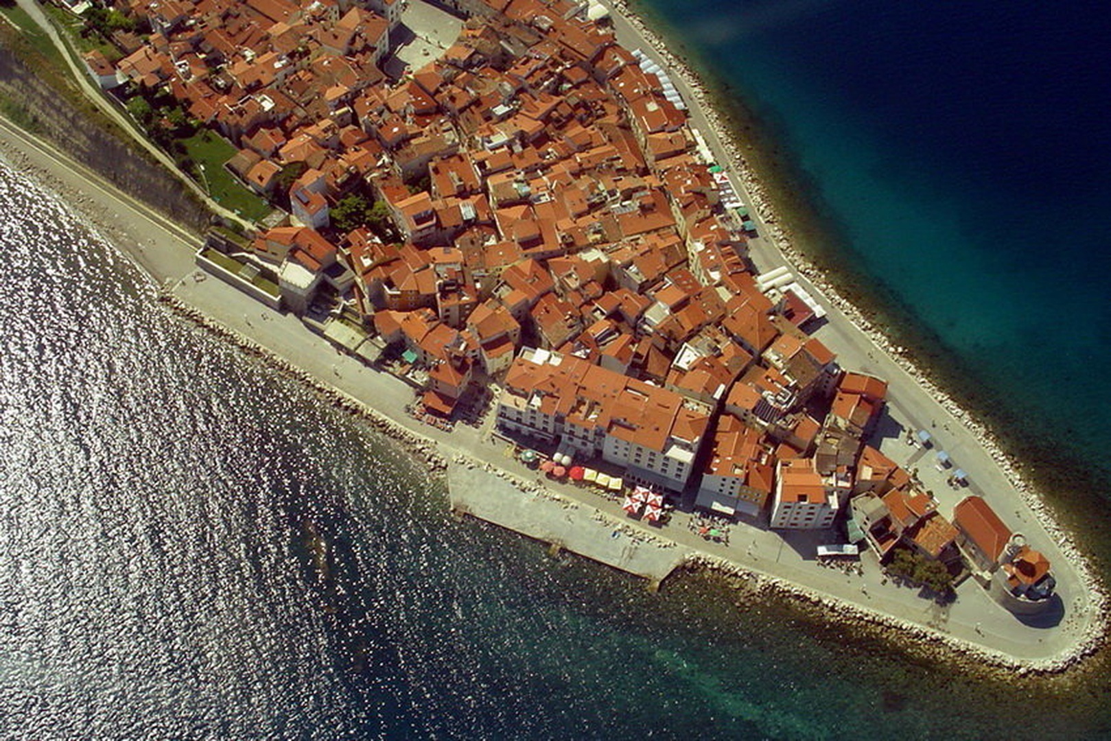 Piran iz zraka by