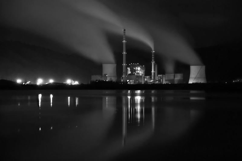 Wounded Nature b&w by Velimir Bunjevčevič