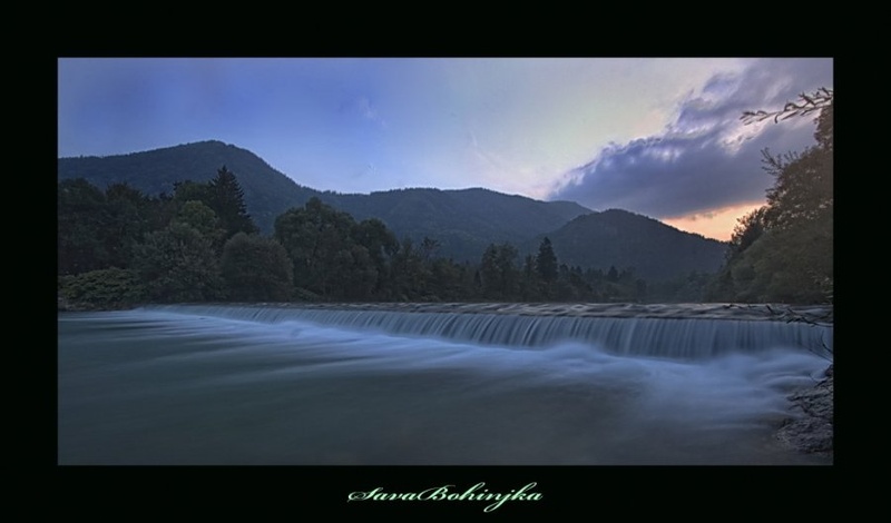 Sava Bohinjka by Bor