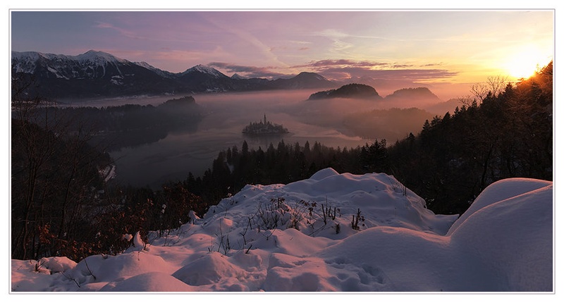 misty morning by Bor
