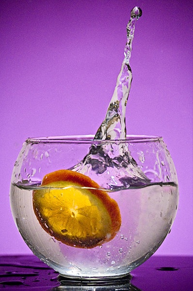 Orange splash by Sašo Novak