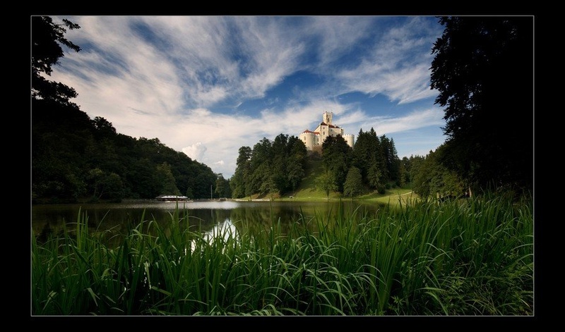 pogled na Trakošćan by Ivan Pavlakovič ml.