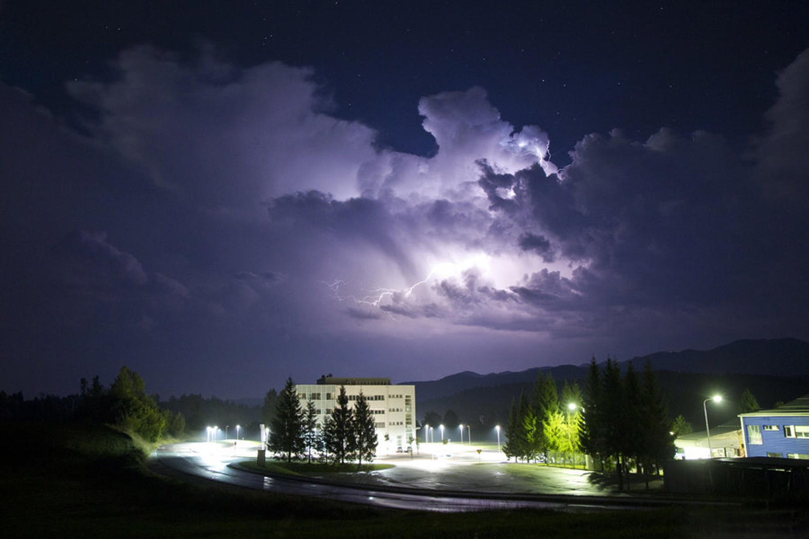 Stars and lightning by Jernej Munih