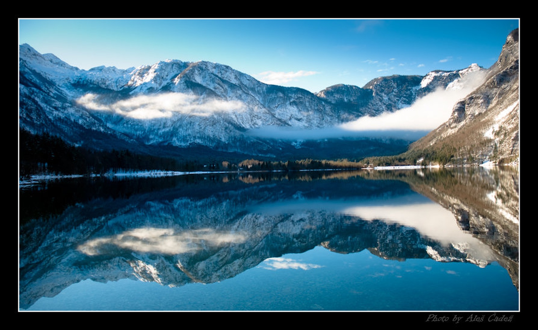 Bohinj in winter by Aleš Čadež
