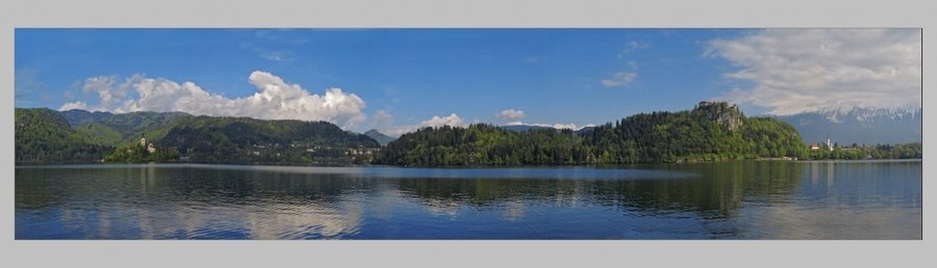 Panorama iz Bleda by Boštjan Peterka
