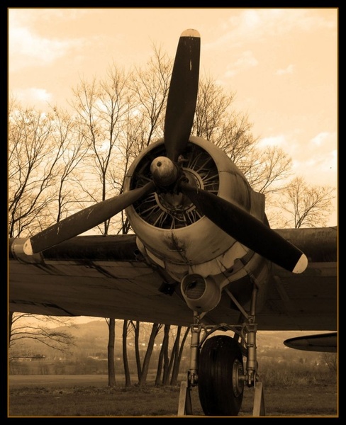 Plane engine by Uroš Brinc